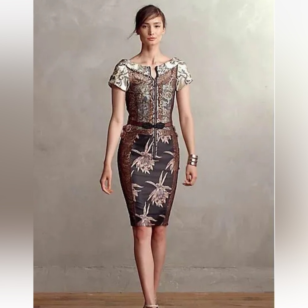 Beguile by Byron Lars beautiful baroque dress size 2